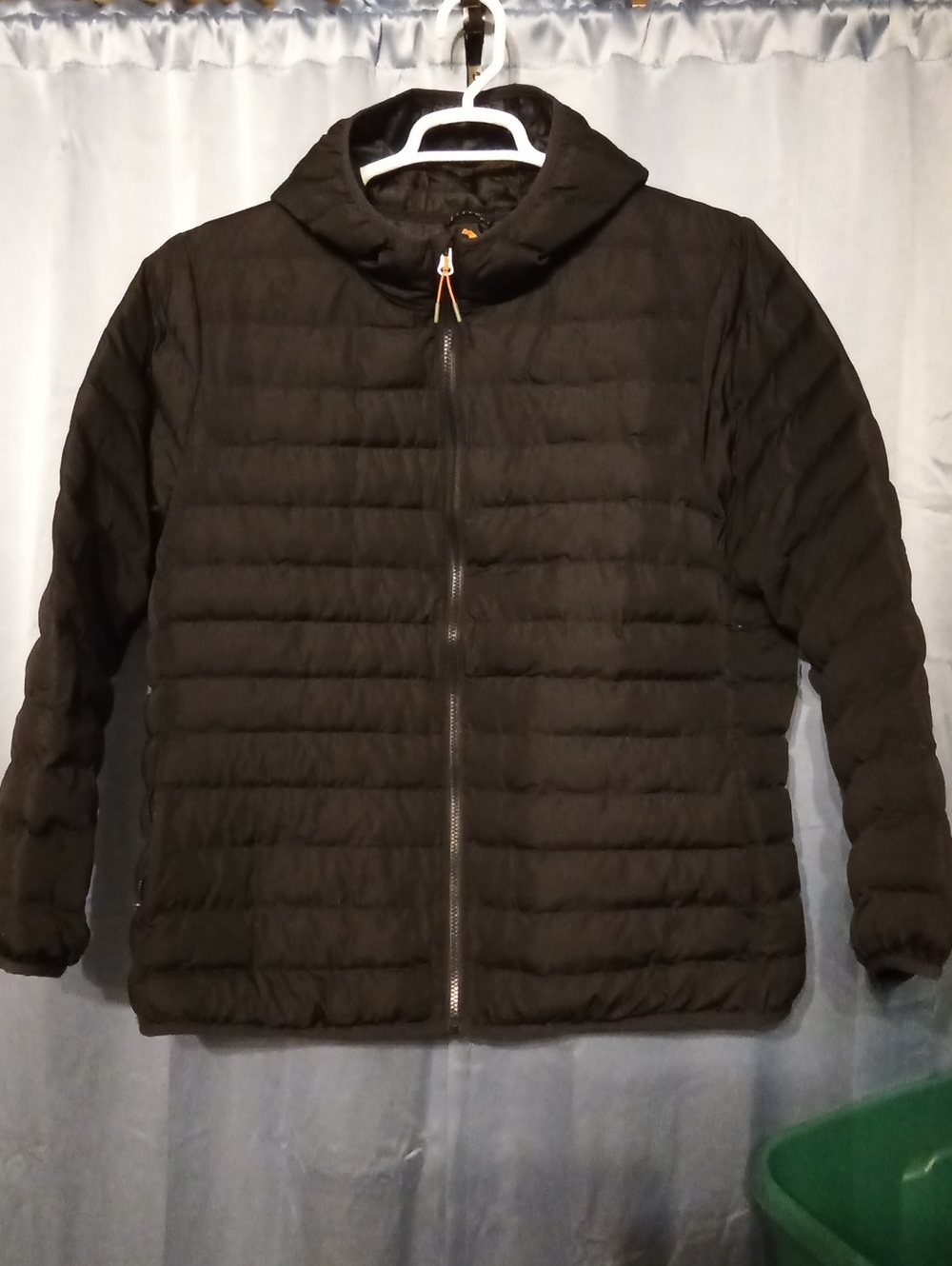 Ozark Trail Black Quilted Hooded Puffer Jacket